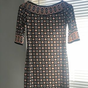 Nordstrom max studio dress XS black and pink
